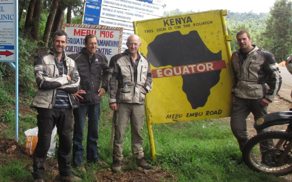 The Equator!  We almost missed this sign!