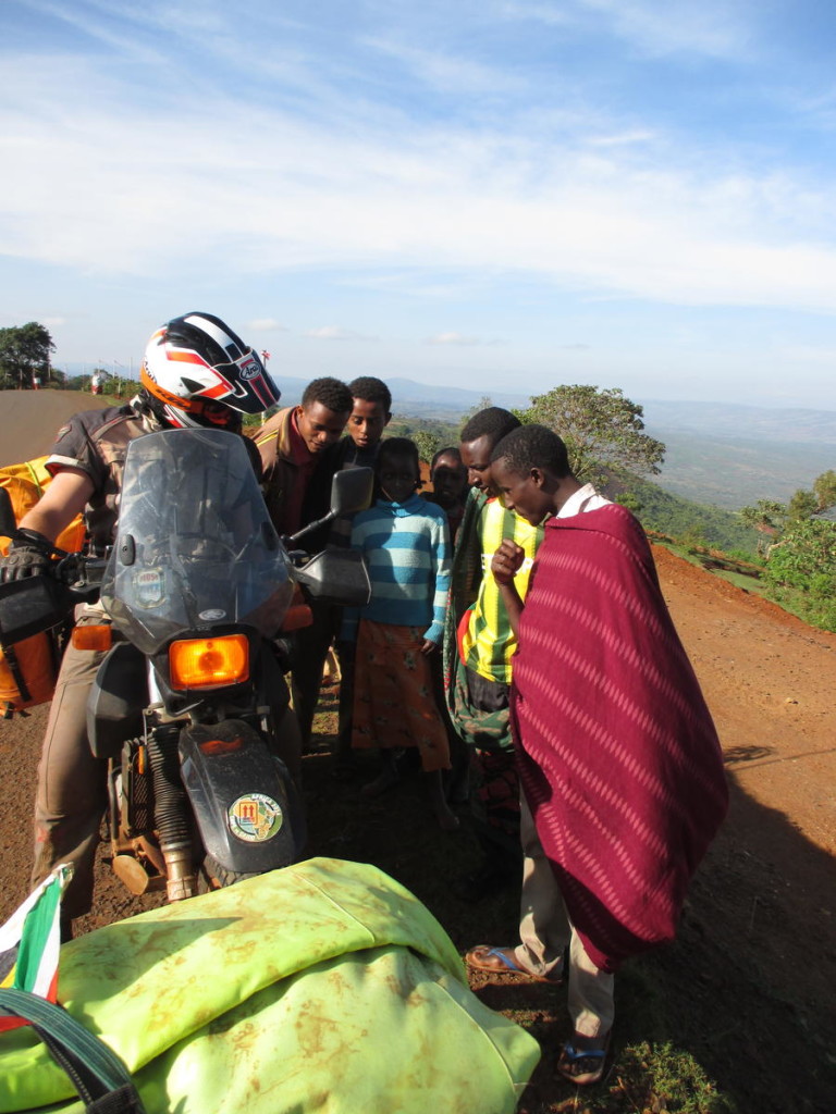 Southern Ethiopia, you're never alone in the densly populated country