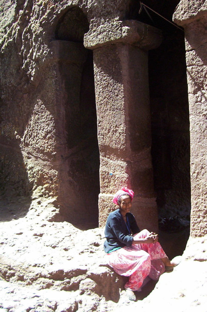 Inside the rock hewn churches