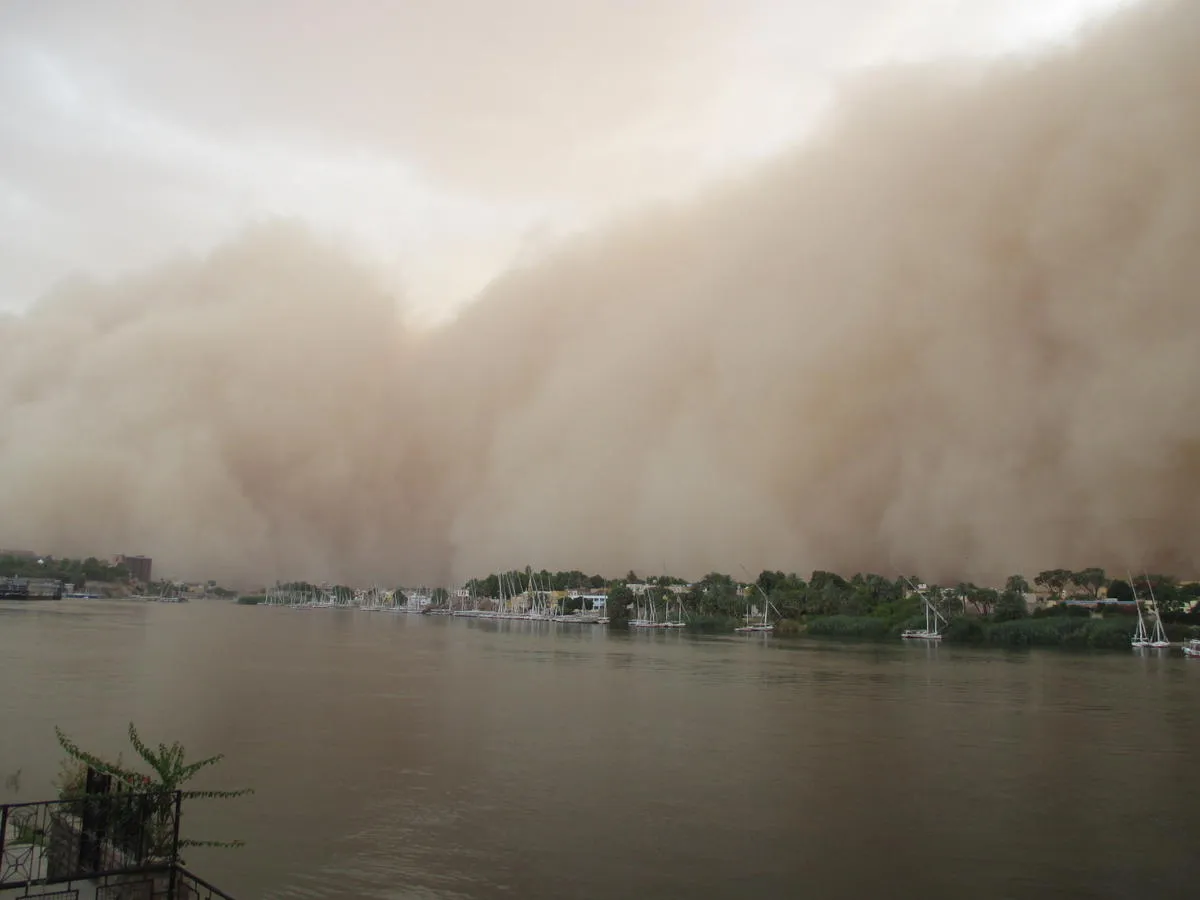 Sandstorm in Aswan