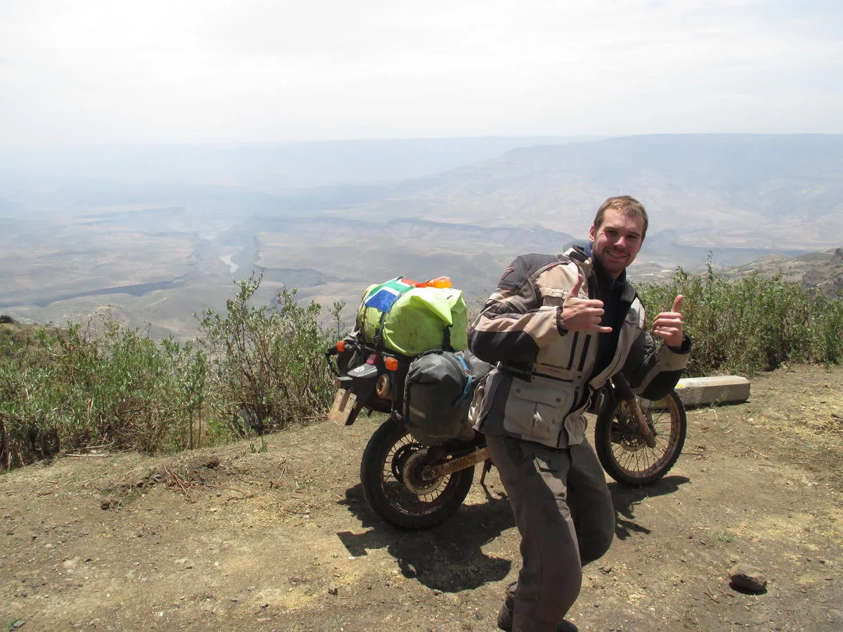 Overlooking the Blue Nile